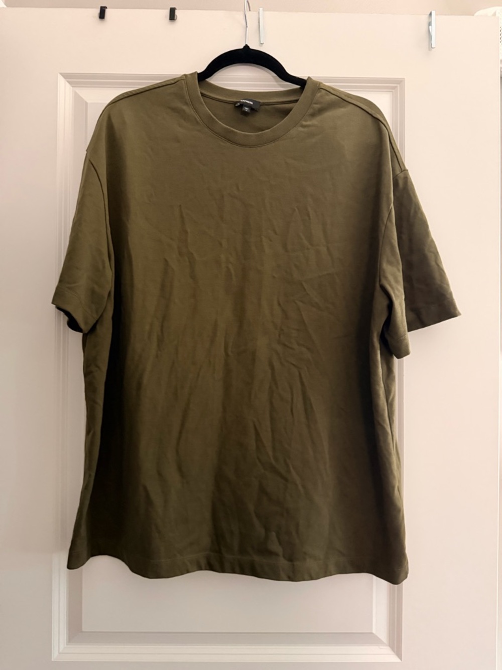 Express Men's Olive Crewneck T-Shirt